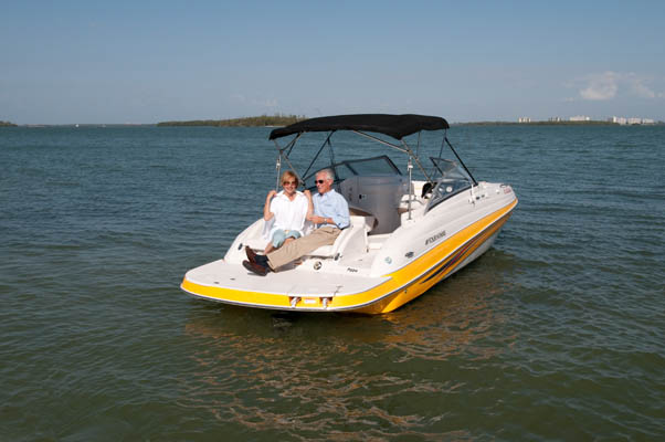 Couple on Seaboard boat