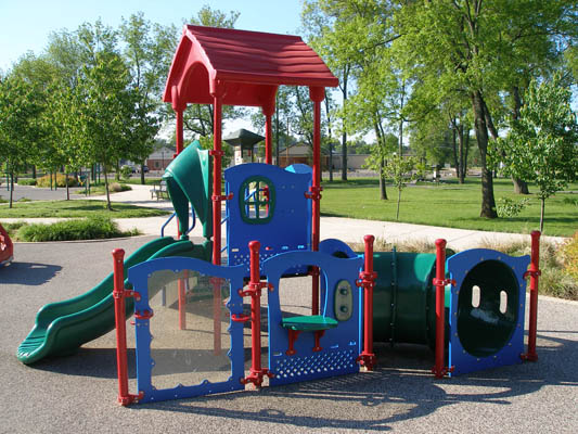Playground Made from Playboard Materials